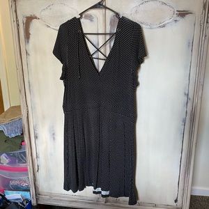 AE lace up mini dress